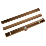 LINEARE COLOR DUO griglia per doccia finitura Bronze