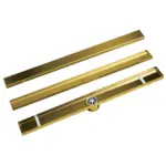 LINEARE COLOR DUO griglia per doccia finitura Gold